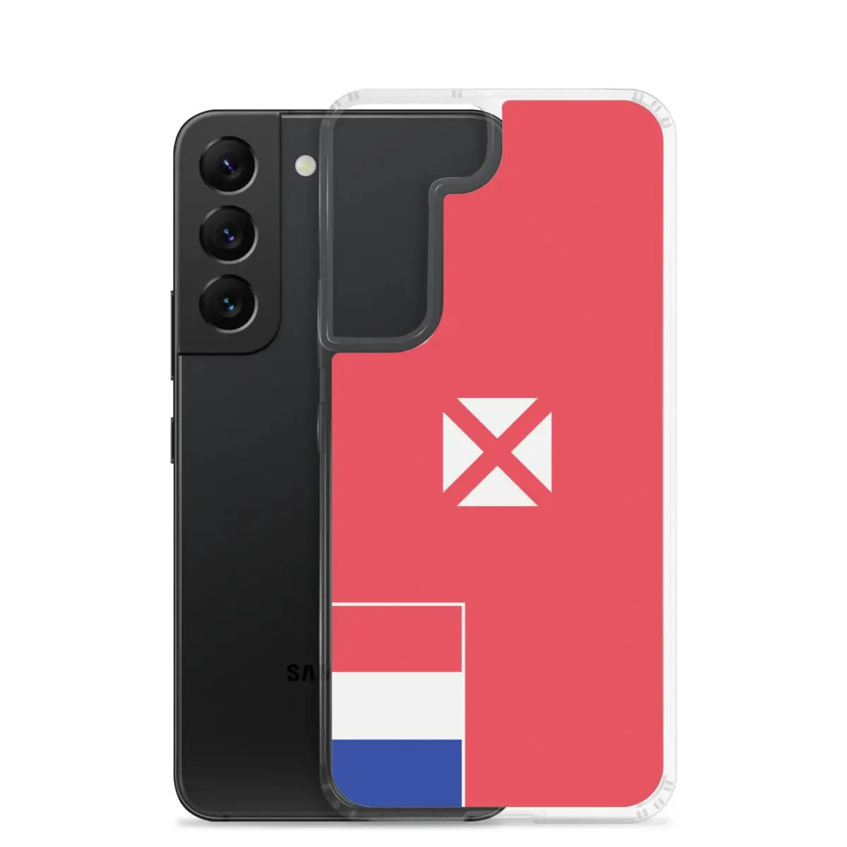 Coque téléphone drapeau de wallis-et-futuna - pixelforma