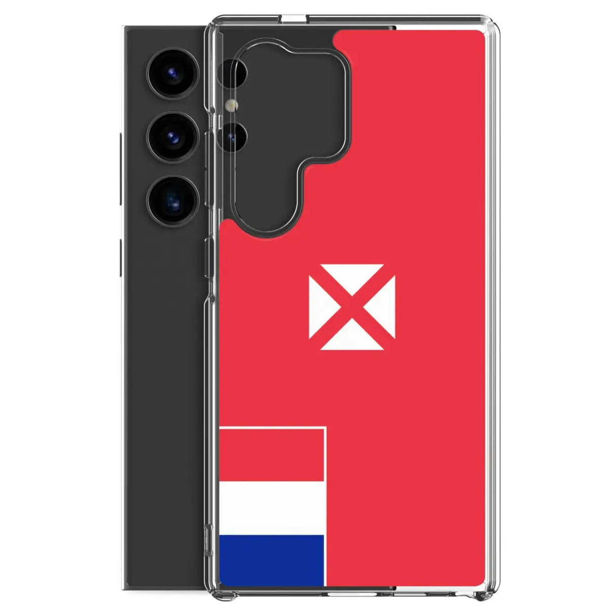 Coque téléphone drapeau de wallis-et-futuna - pixelforma