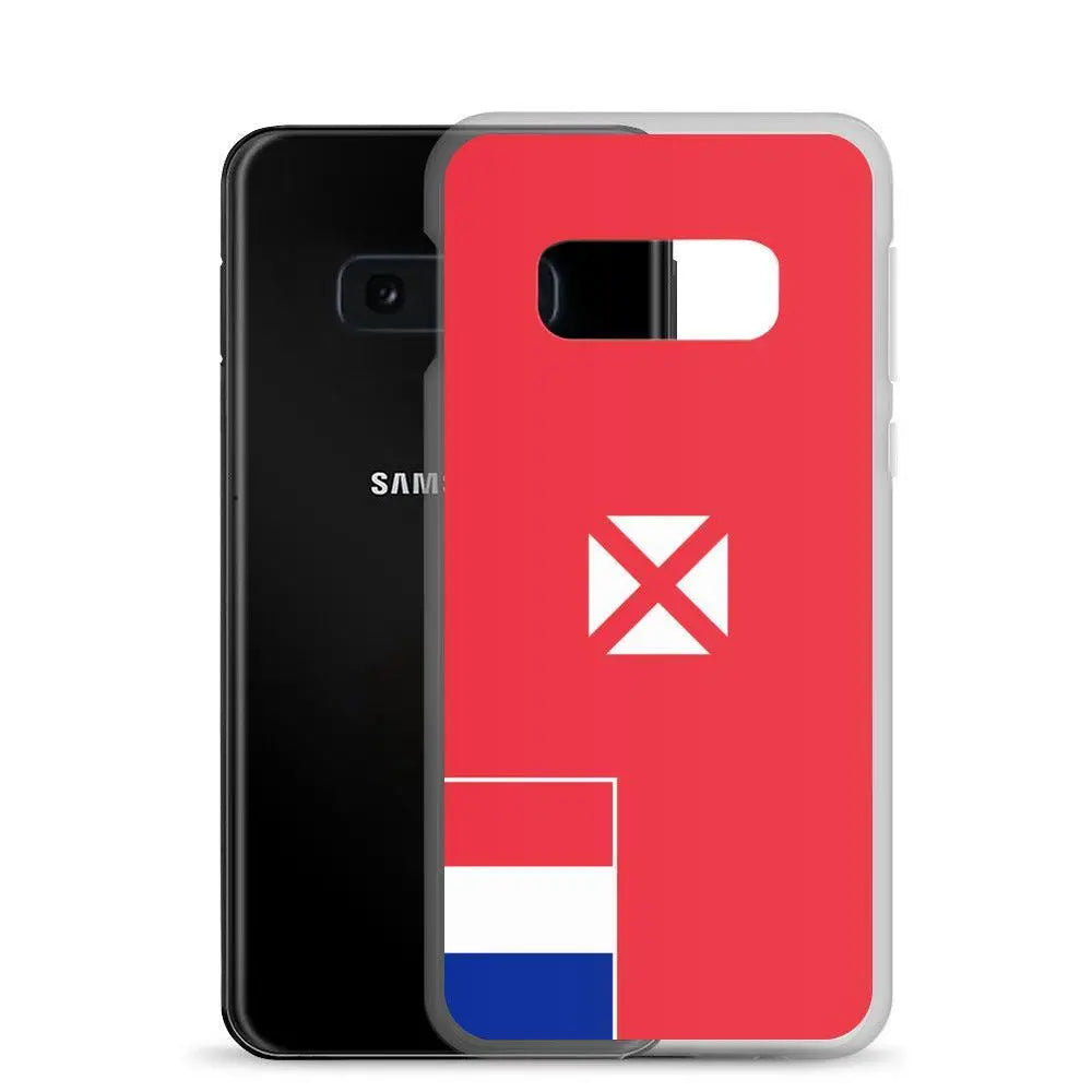 Coque téléphone drapeau de wallis-et-futuna - pixelforma