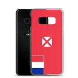 Coque téléphone drapeau de wallis-et-futuna - pixelforma