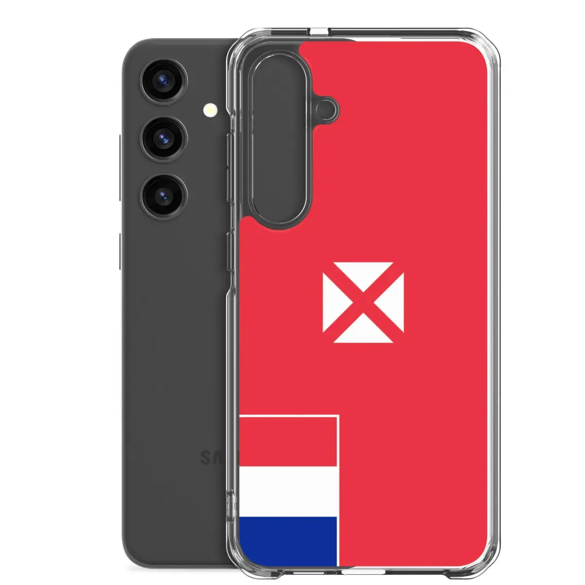 Coque téléphone drapeau de wallis-et-futuna - pixelforma