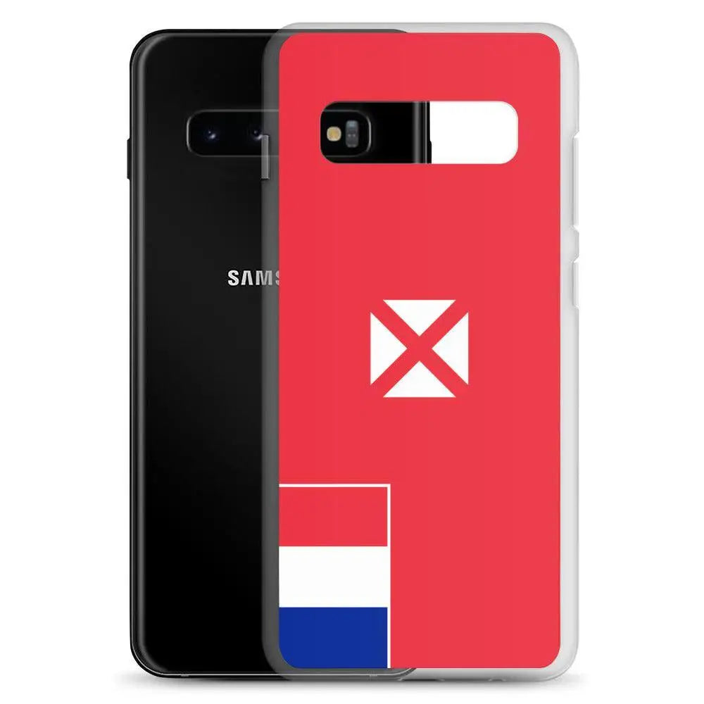 Coque téléphone drapeau de wallis-et-futuna - pixelforma