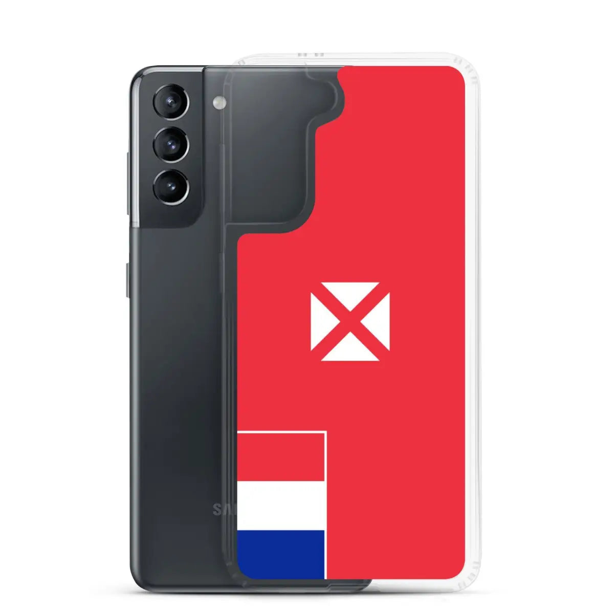 Coque téléphone drapeau de wallis-et-futuna - pixelforma