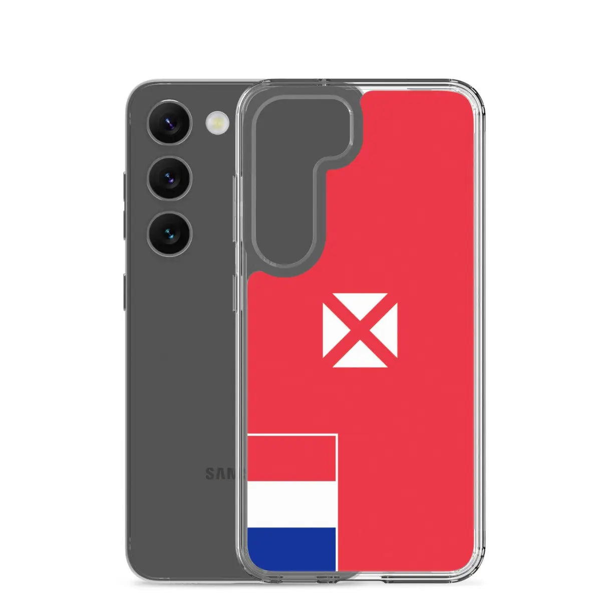 Coque téléphone drapeau de wallis-et-futuna - pixelforma