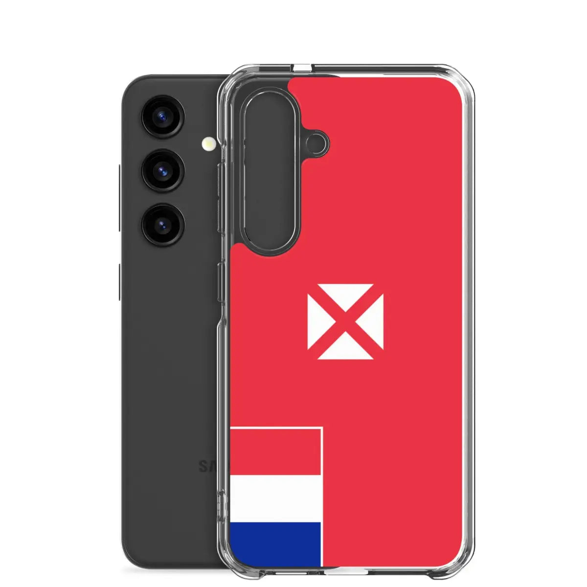 Coque téléphone drapeau de wallis-et-futuna - pixelforma