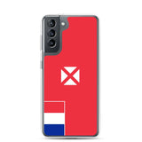 Coque téléphone drapeau de wallis-et-futuna - pixelforma