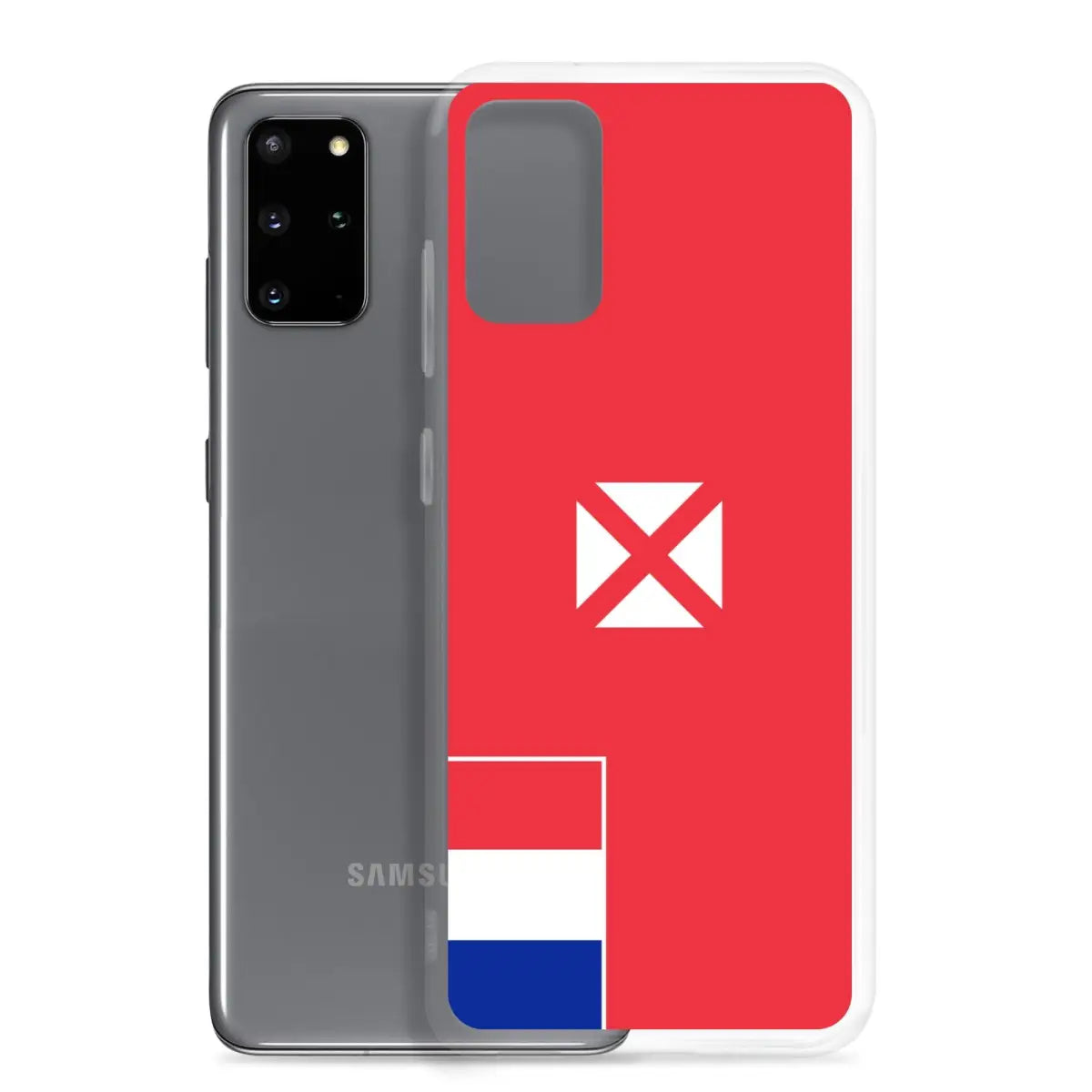 Coque téléphone drapeau de wallis-et-futuna - pixelforma