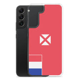 Coque téléphone drapeau de wallis-et-futuna - pixelforma