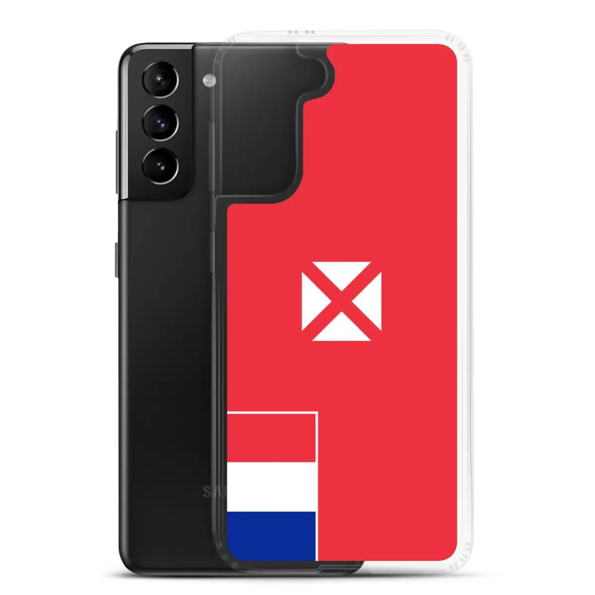 Coque téléphone drapeau de wallis-et-futuna - pixelforma
