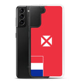 Coque téléphone drapeau de wallis-et-futuna - pixelforma