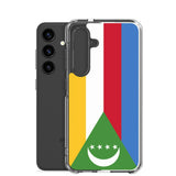 Coque téléphone drapeau des comores - pixelforma