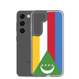 Coque téléphone drapeau des comores - pixelforma