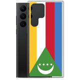 Coque téléphone drapeau des comores - pixelforma