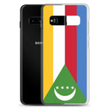 Coque téléphone drapeau des comores - pixelforma