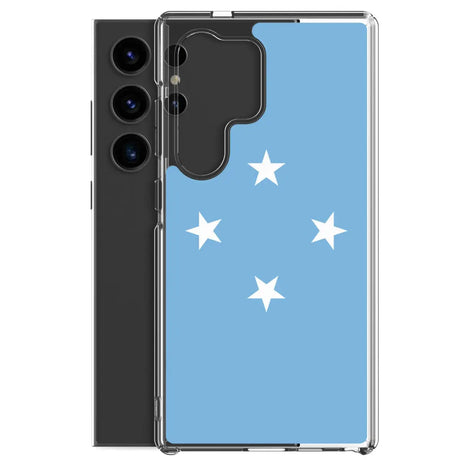 Coque téléphone drapeau des états fédérés de micronésie - pixelforma