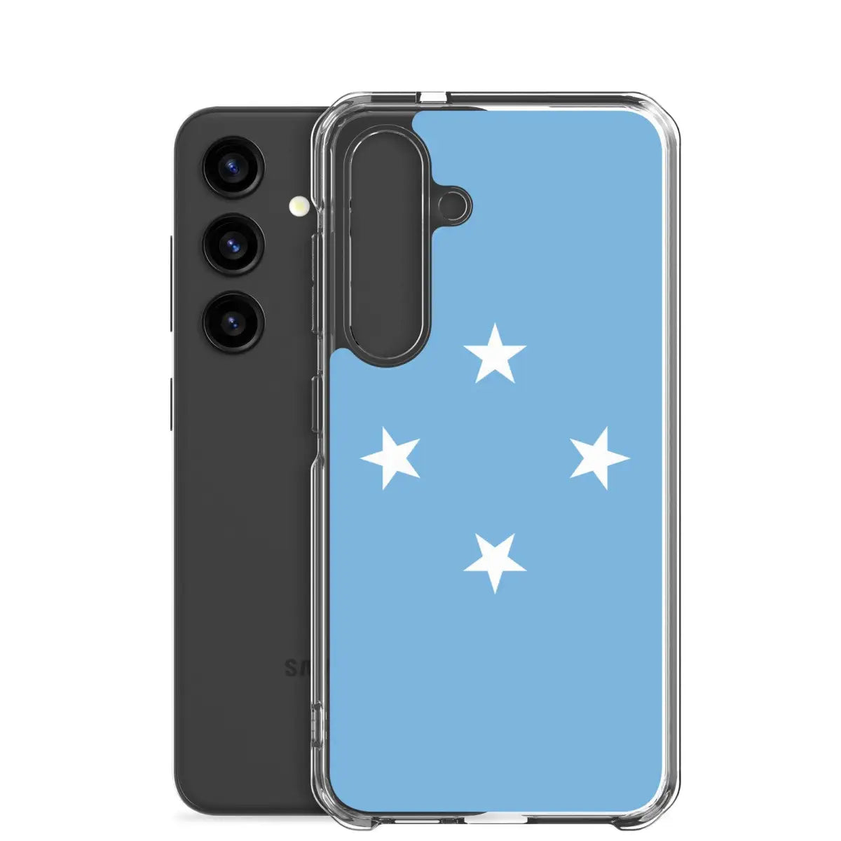 Coque téléphone drapeau des états fédérés de micronésie - pixelforma