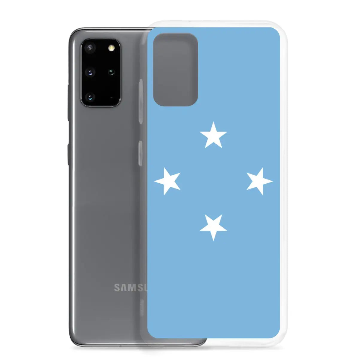 Coque téléphone drapeau des états fédérés de micronésie - pixelforma