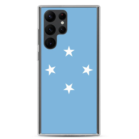Coque téléphone drapeau des états fédérés de micronésie - pixelforma