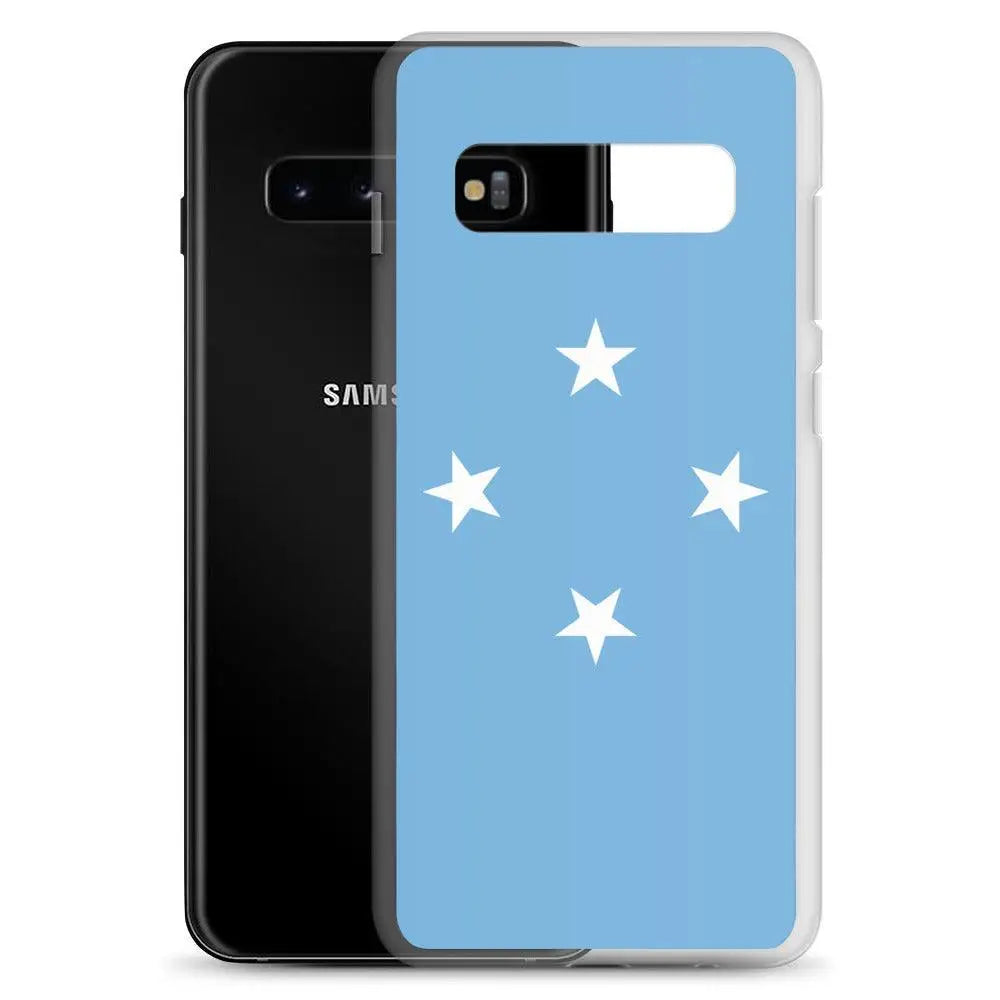 Coque téléphone drapeau des états fédérés de micronésie - pixelforma