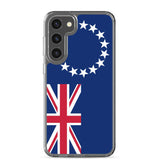 Coque téléphone drapeau des îles cook - pixelforma