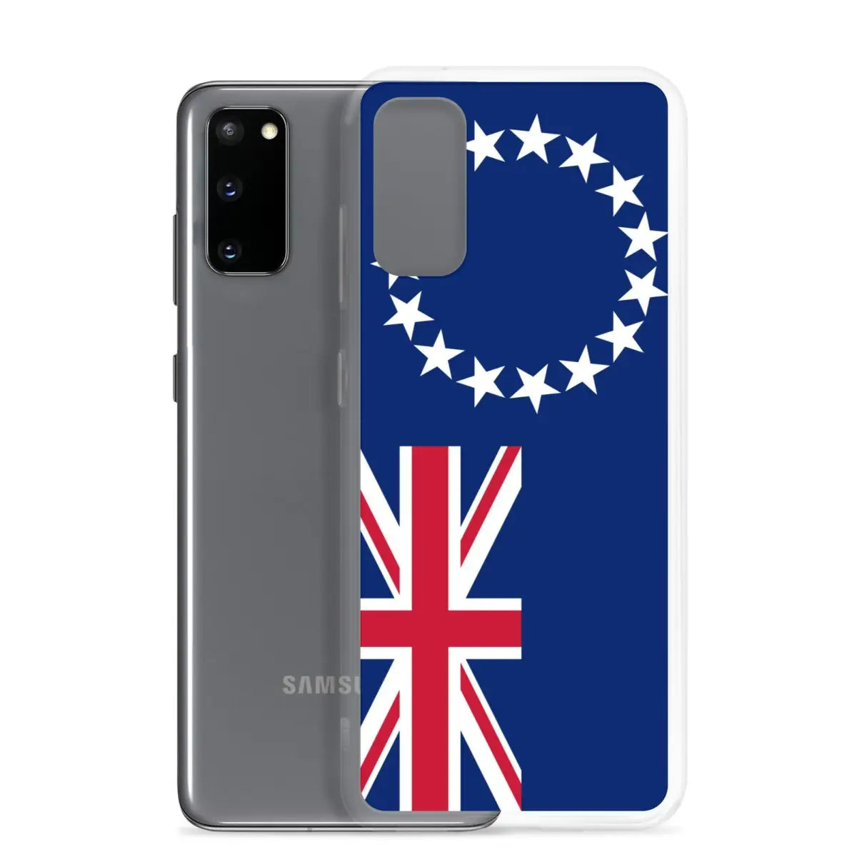 Coque téléphone drapeau des îles cook - pixelforma