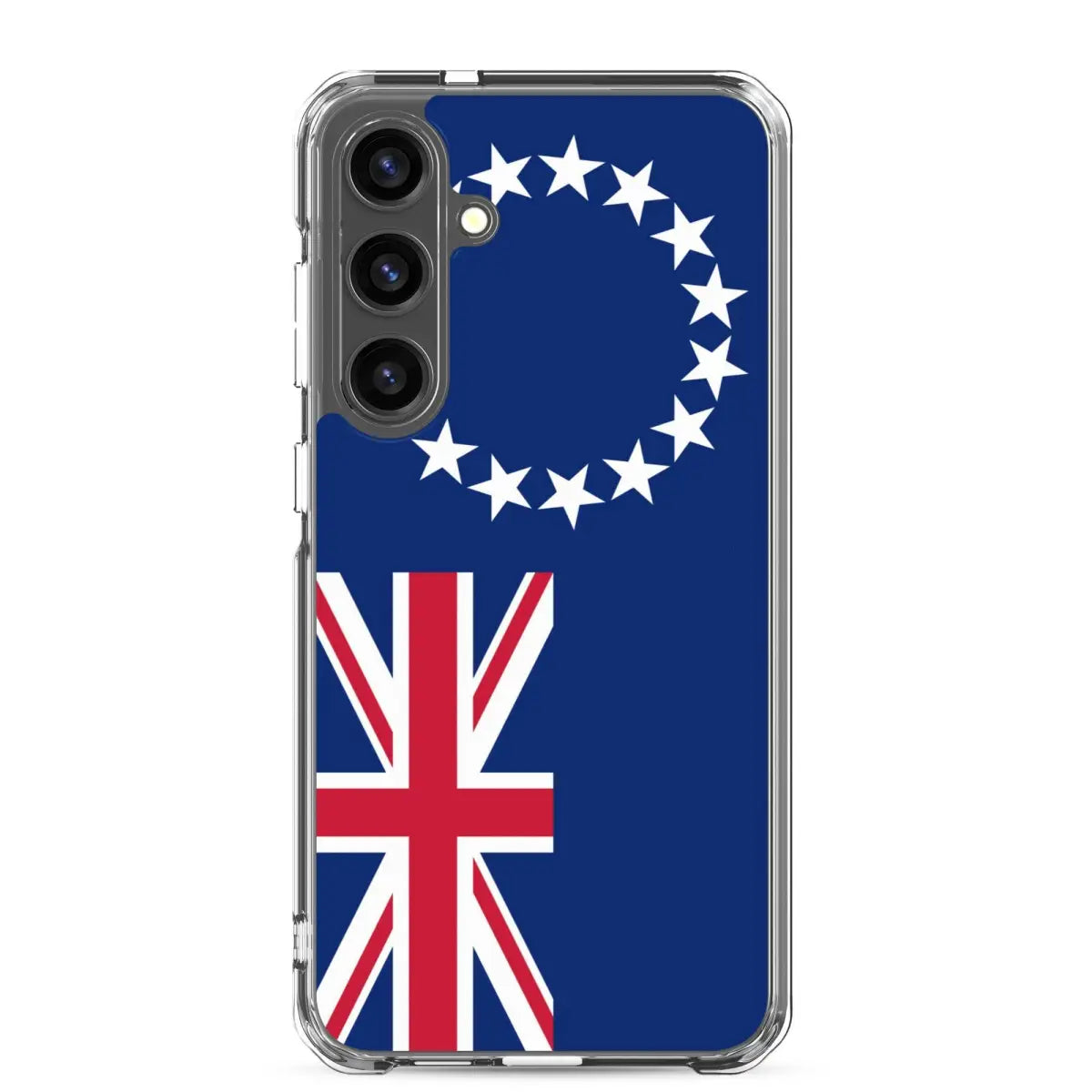 Coque téléphone drapeau des îles cook - pixelforma