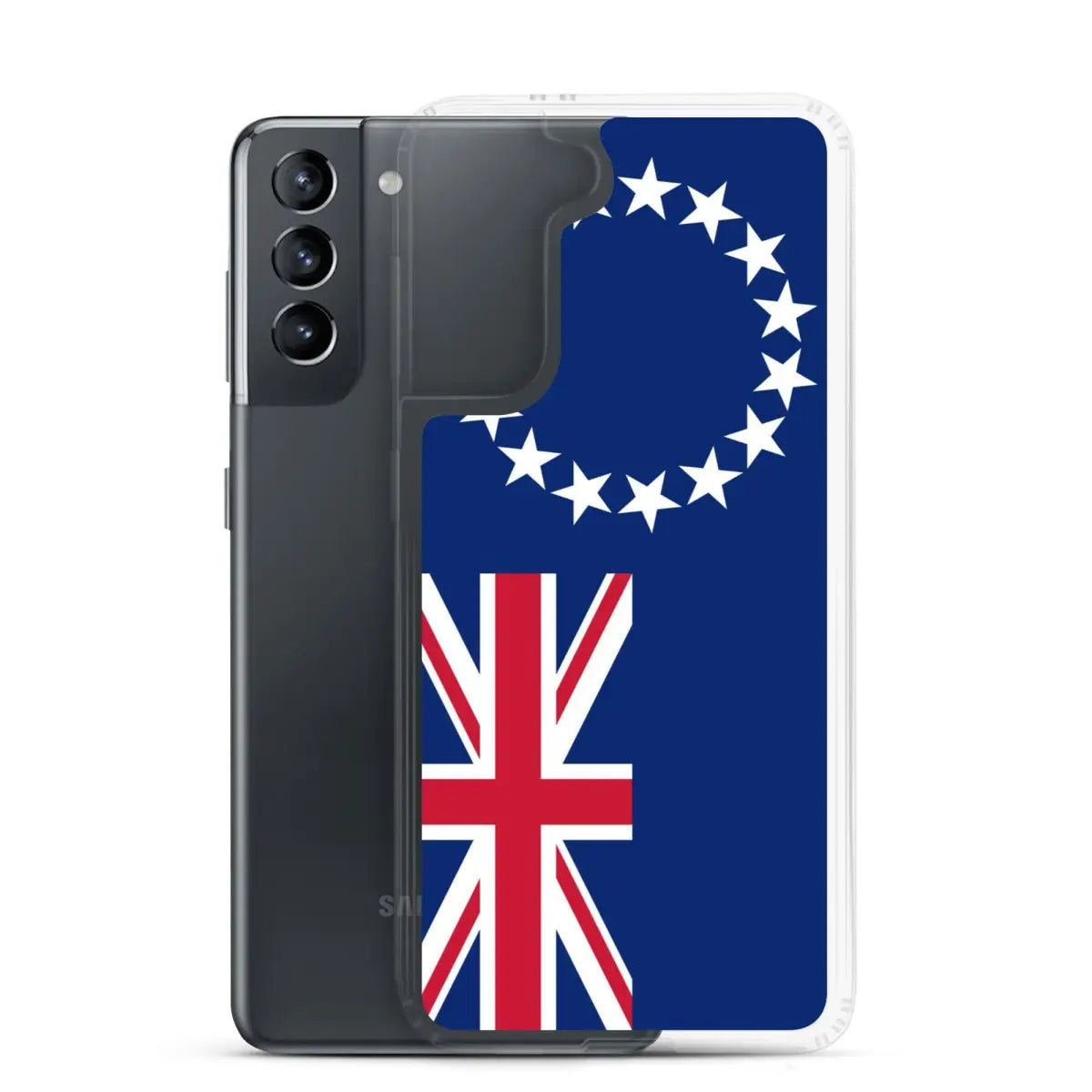 Coque téléphone drapeau des îles cook - pixelforma