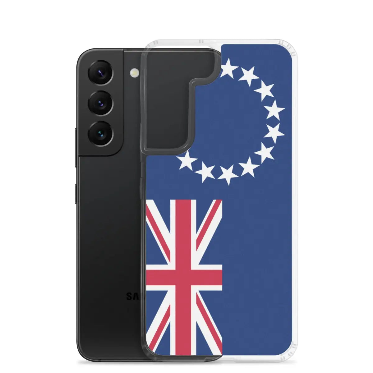 Coque téléphone drapeau des îles cook - pixelforma