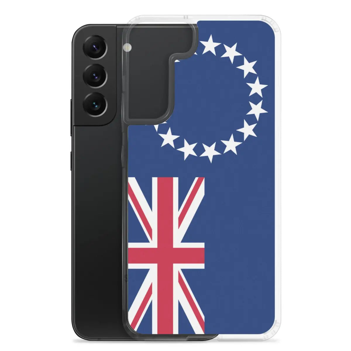Coque téléphone drapeau des îles cook - pixelforma