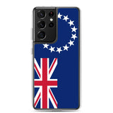 Coque téléphone drapeau des îles cook - pixelforma