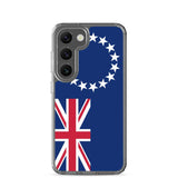 Coque téléphone drapeau des îles cook - pixelforma