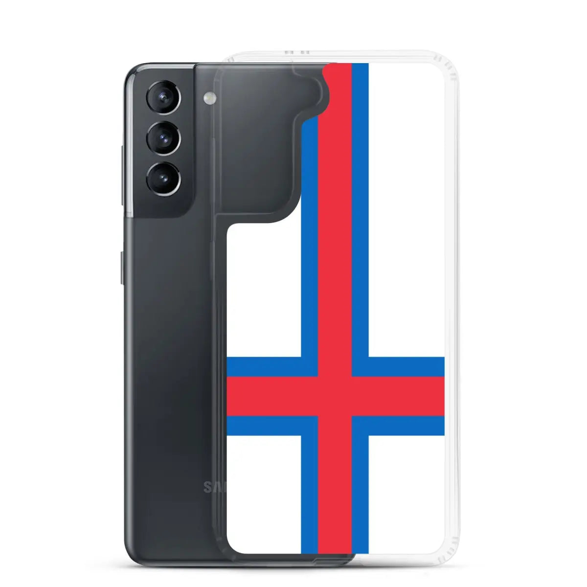 Coque téléphone drapeau des îles féroé - pixelforma