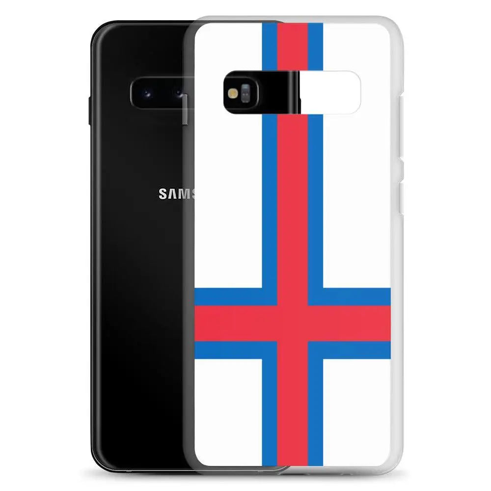 Coque téléphone drapeau des îles féroé - pixelforma