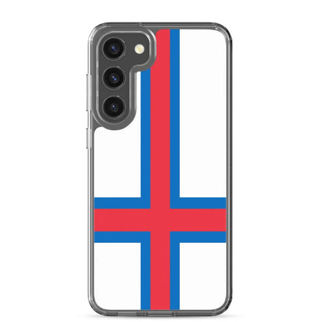 Coque téléphone drapeau des îles féroé - pixelforma
