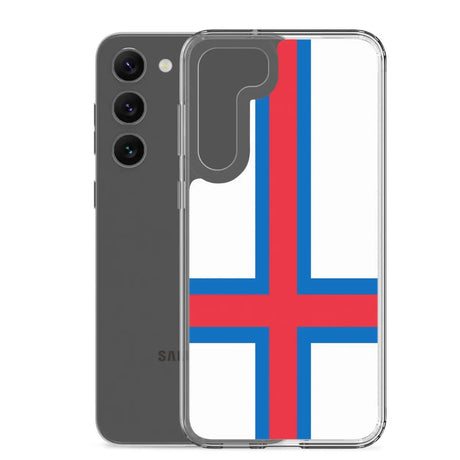 Coque téléphone drapeau des îles féroé - pixelforma