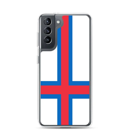 Coque téléphone drapeau des îles féroé - pixelforma