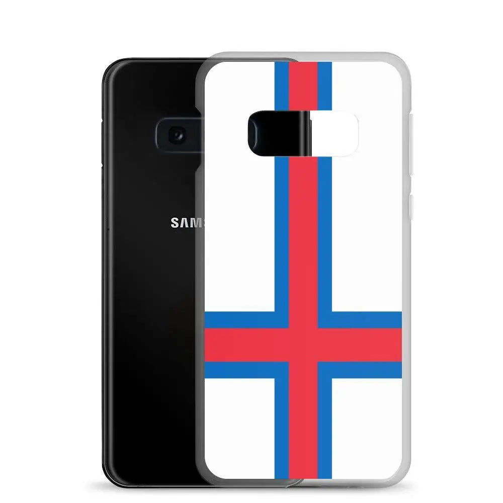 Coque téléphone drapeau des îles féroé - pixelforma