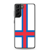 Coque téléphone drapeau des îles féroé - pixelforma