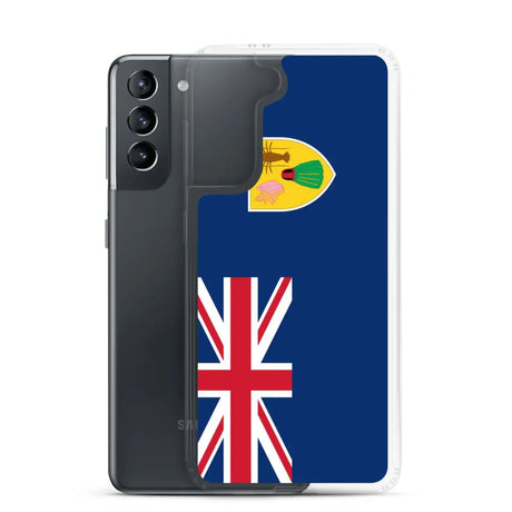 Coque téléphone drapeau des îles turques-et-caïques - pixelforma