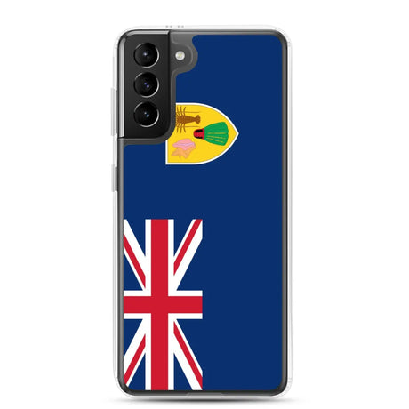 Coque téléphone drapeau des îles turques-et-caïques - pixelforma