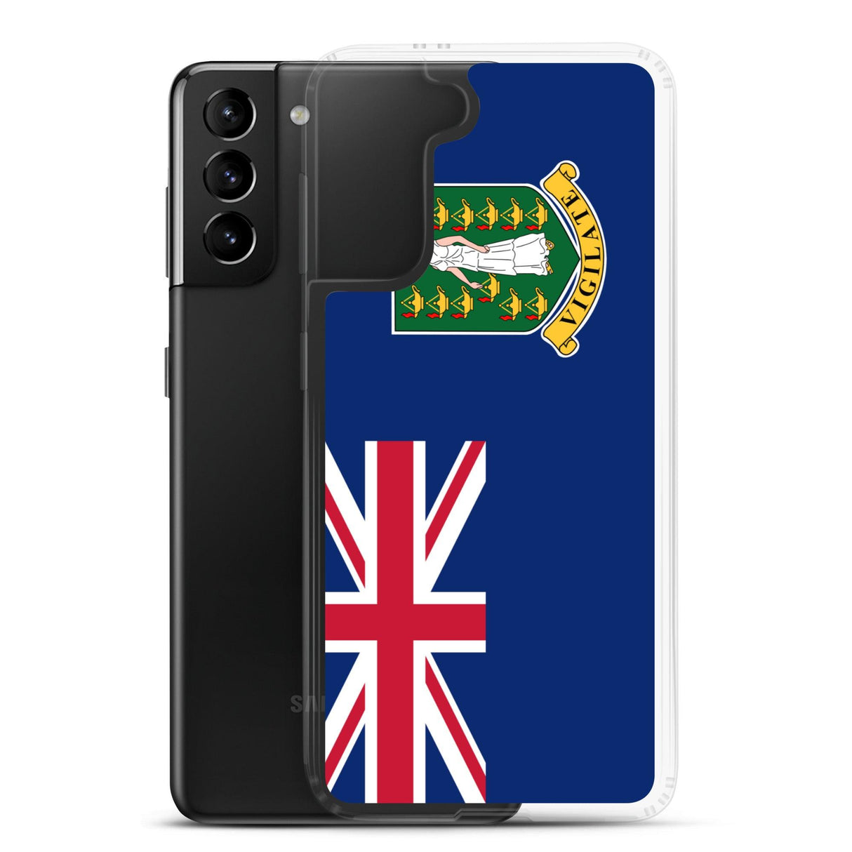 Coque Téléphone Drapeau des îles Vierges britanniques - Pixelforma