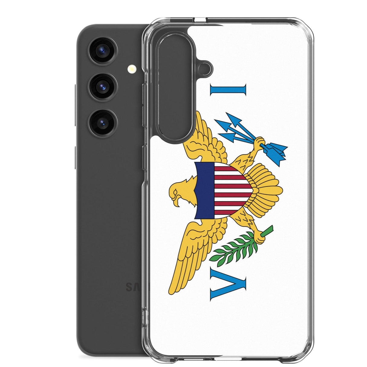 Coque Téléphone Drapeau des Îles Vierges des États-Unis - Pixelforma