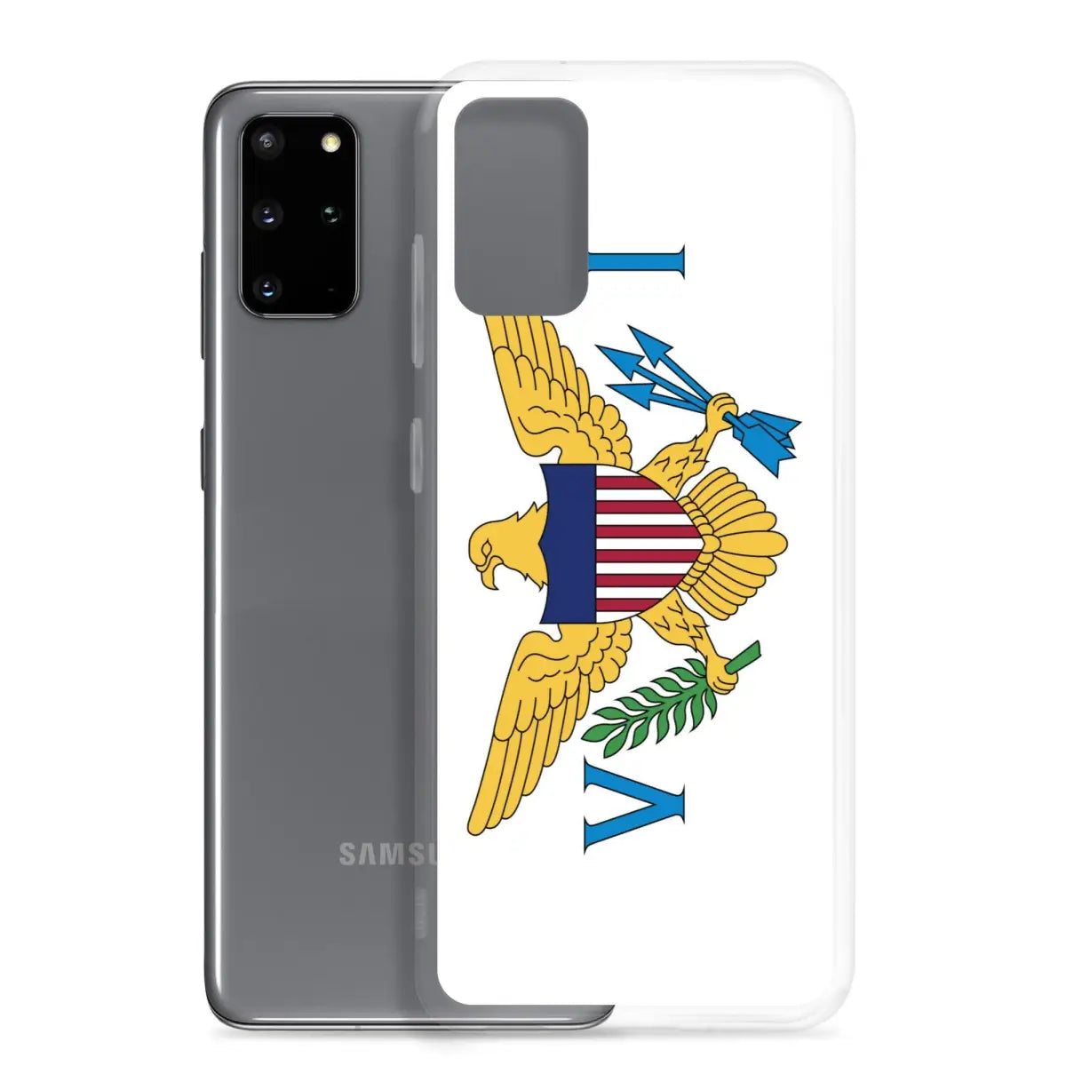 Coque téléphone drapeau des îles vierges des états-unis - pixelforma