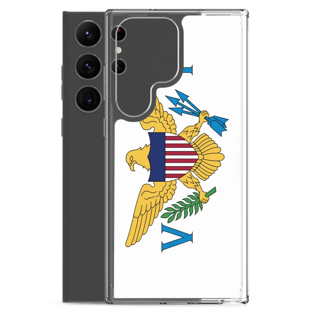 Coque téléphone drapeau des îles vierges des états-unis - pixelforma