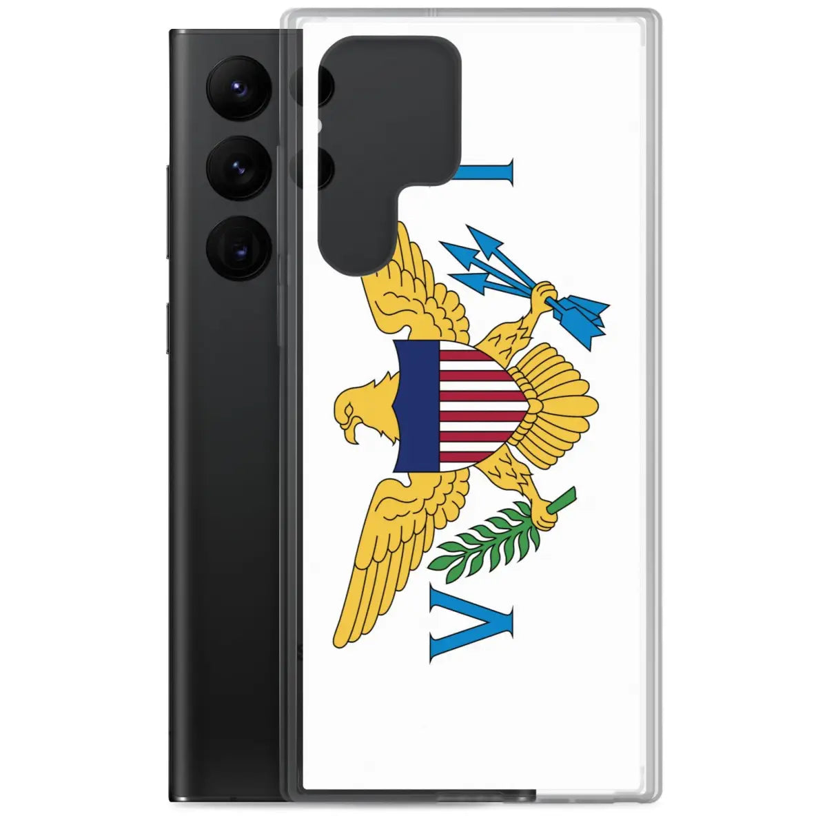 Coque téléphone drapeau des îles vierges des états-unis - pixelforma
