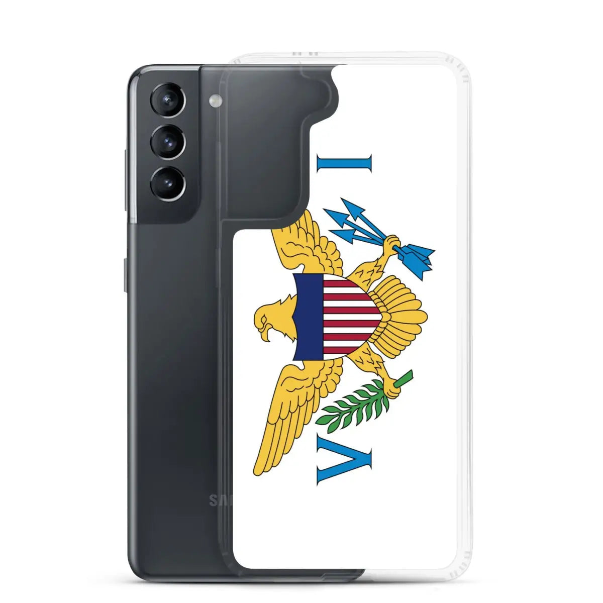 Coque téléphone drapeau des îles vierges des états-unis - pixelforma