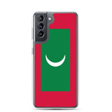 Coque téléphone drapeau des maldives - pixelforma