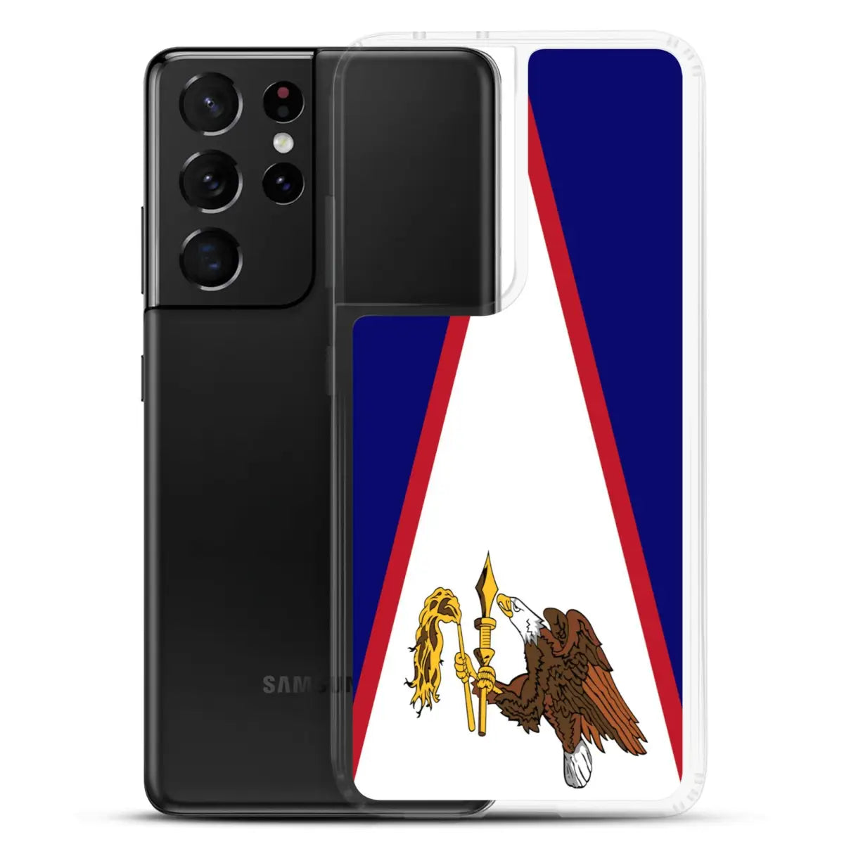 Coque téléphone drapeau des samoa américaines - pixelforma