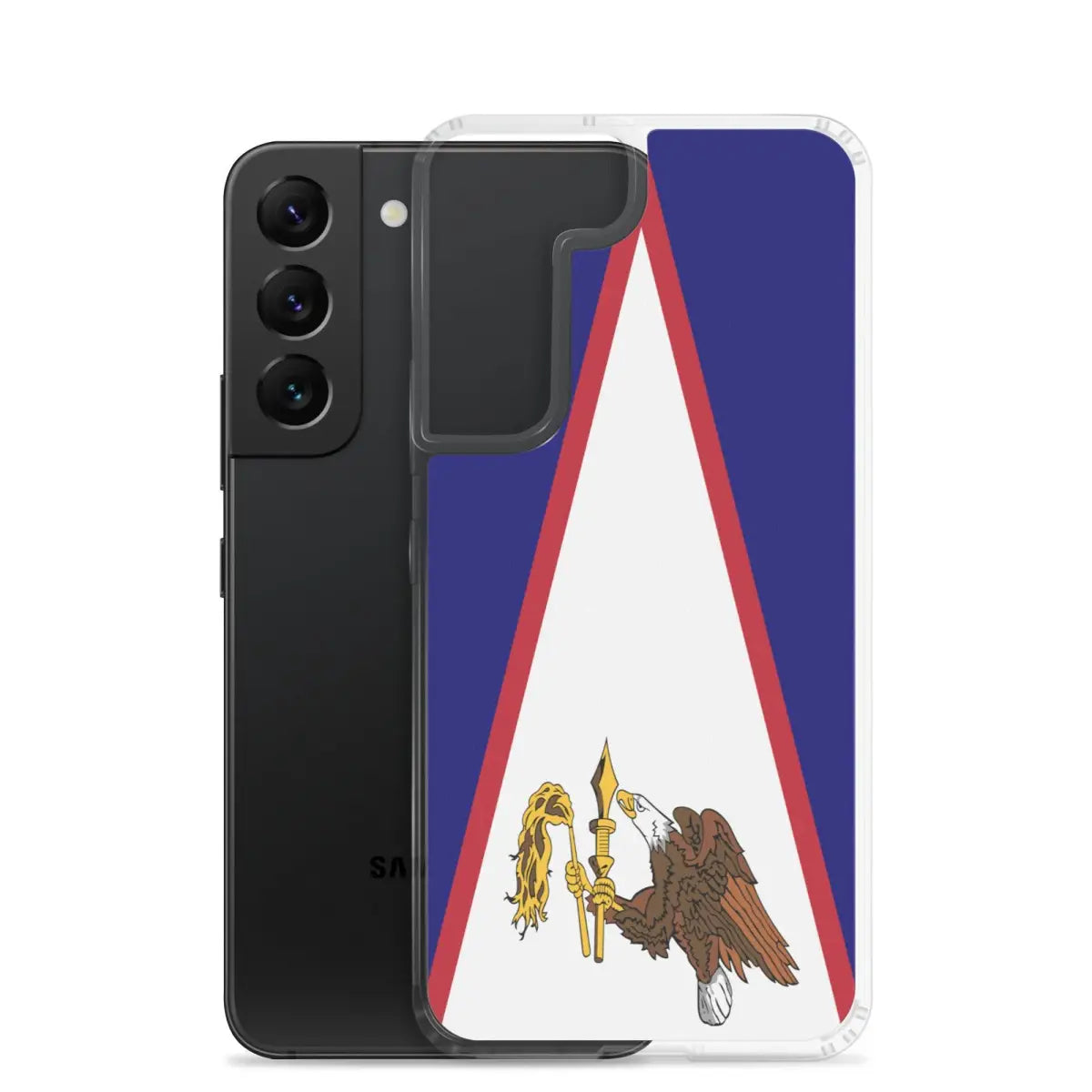 Coque téléphone drapeau des samoa américaines - pixelforma
