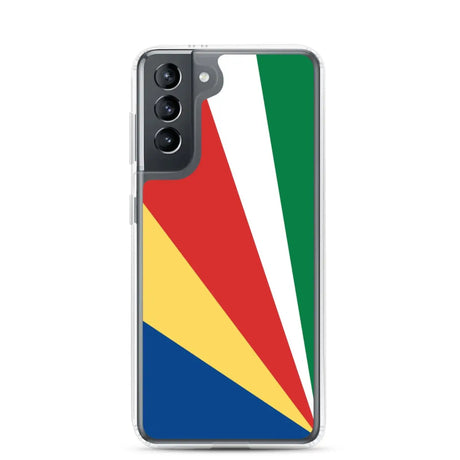 Coque téléphone drapeau des seychelles - pixelforma